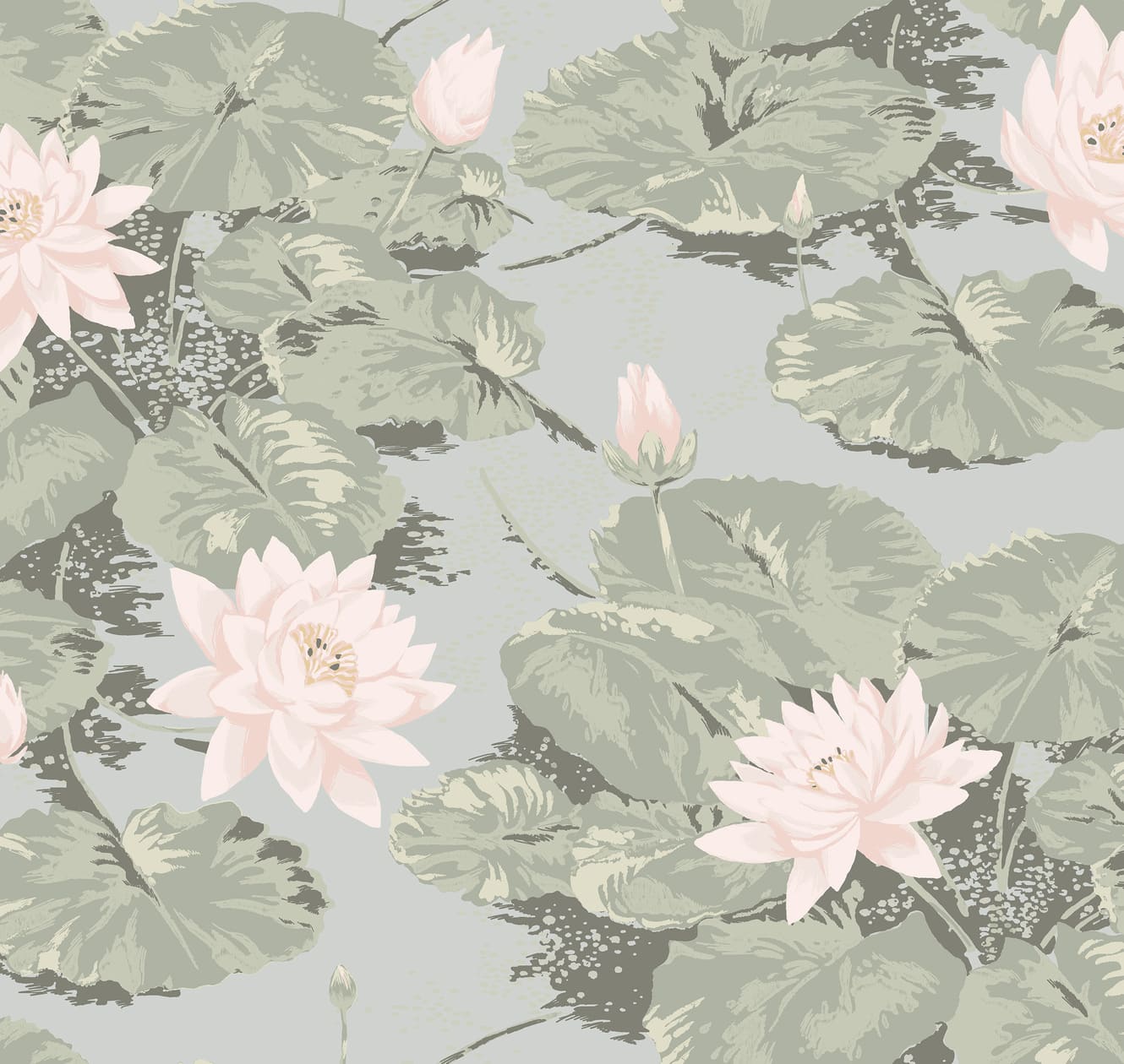 Обои Loymina Шервуд Нимфея Альба Brit25 006 10,05×1